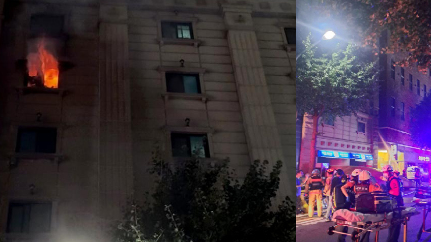 南韓富川酒店大火