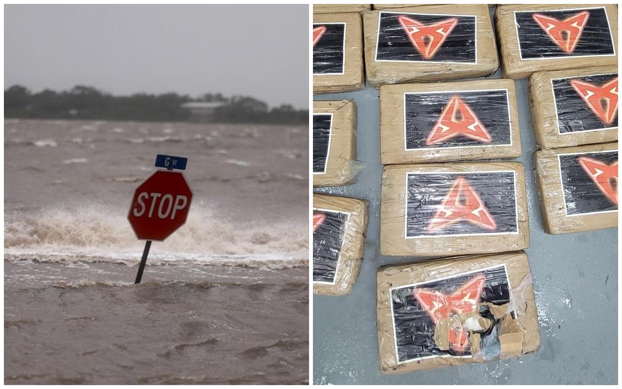 颶風黛比「掃毒」，780萬可卡因被捲上佛州岸邊。