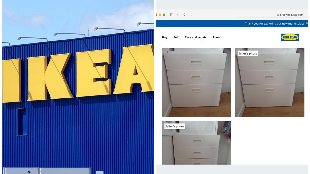 IKEA推二手平台供自由買賣，兩城市率先試用。