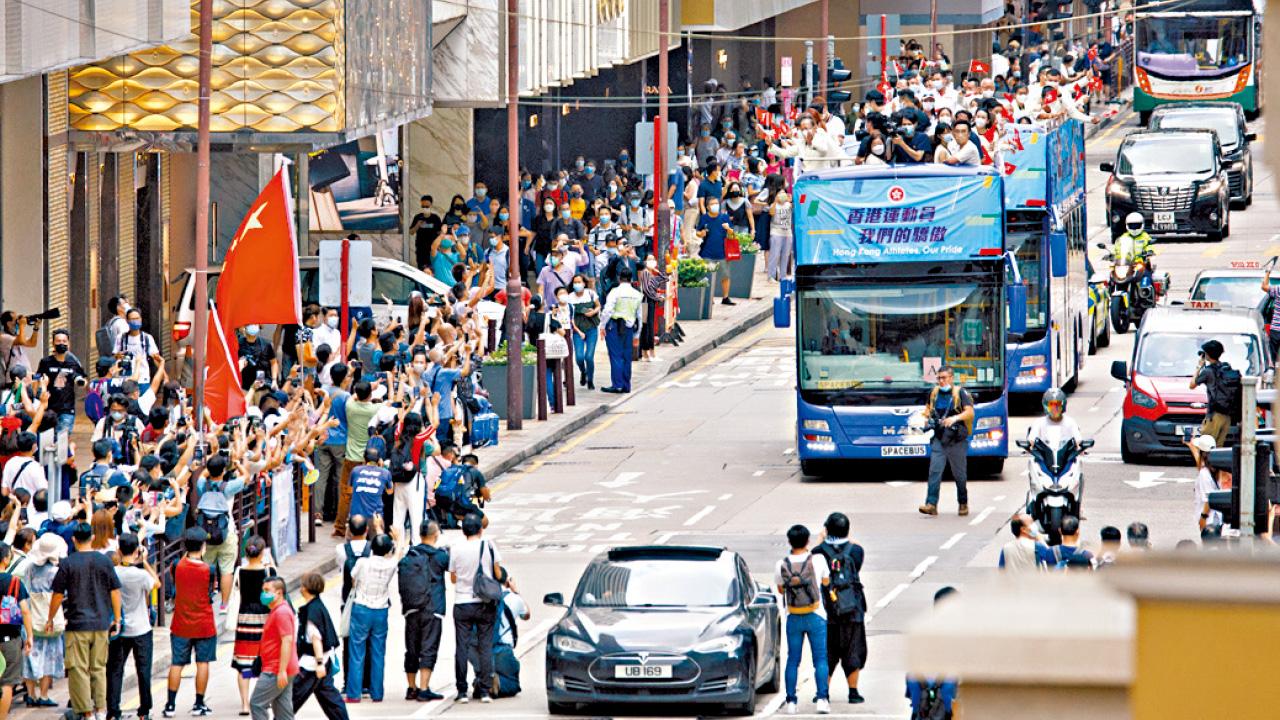 港隊奧運代表團明早巡遊 政府歡迎市民沿途送祝賀