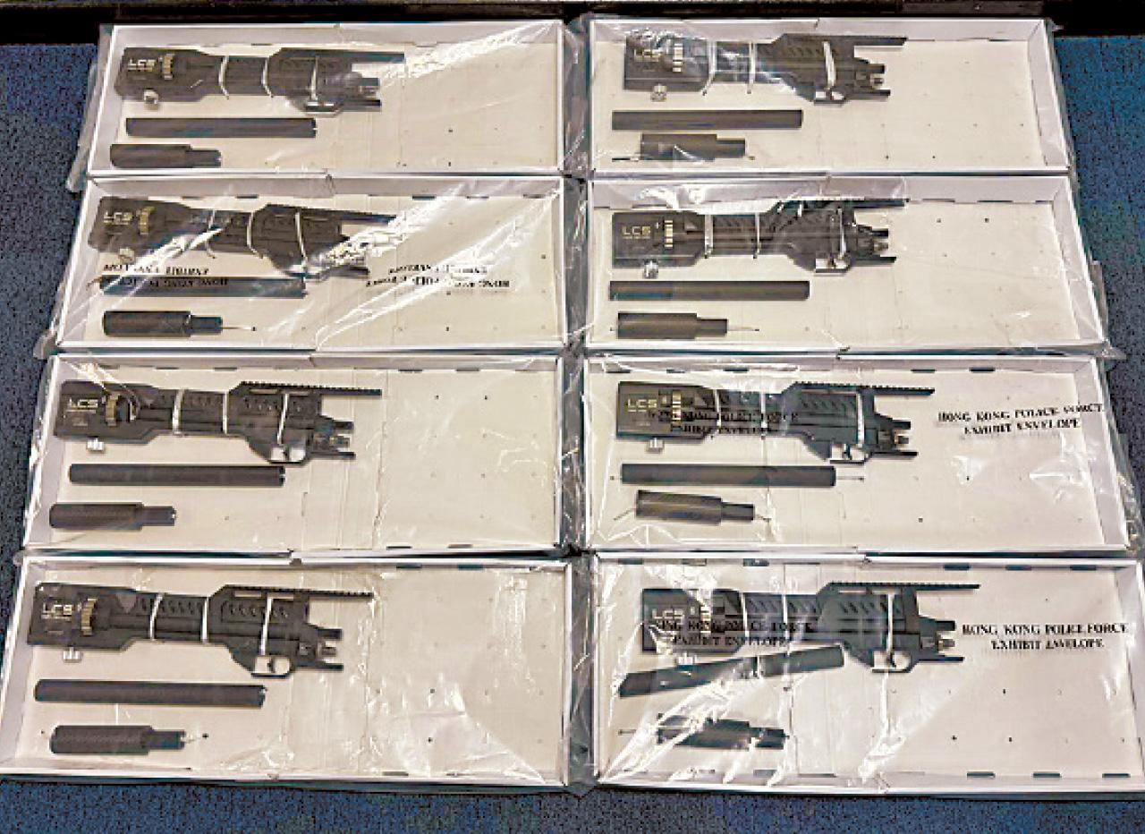 警屯門工廈搗槍械工場拘4人 檢4製槍機器及15支氣槍半製成品