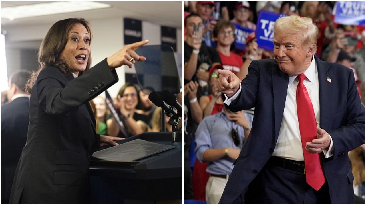 美股冧市特朗普指賀錦麗爆煲