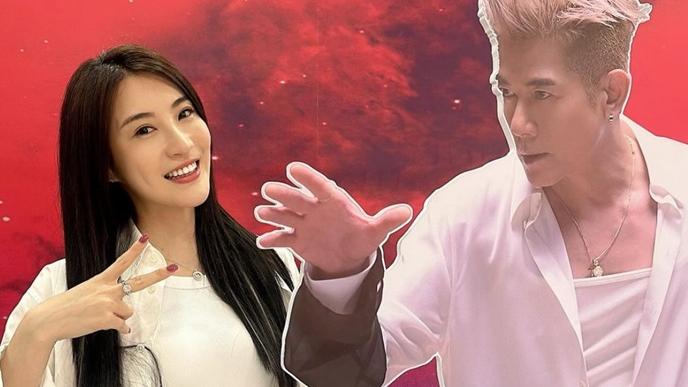 郭富城演唱會｜林夏薇興奮跟偶像合照：人生第一張CD就是Aaron