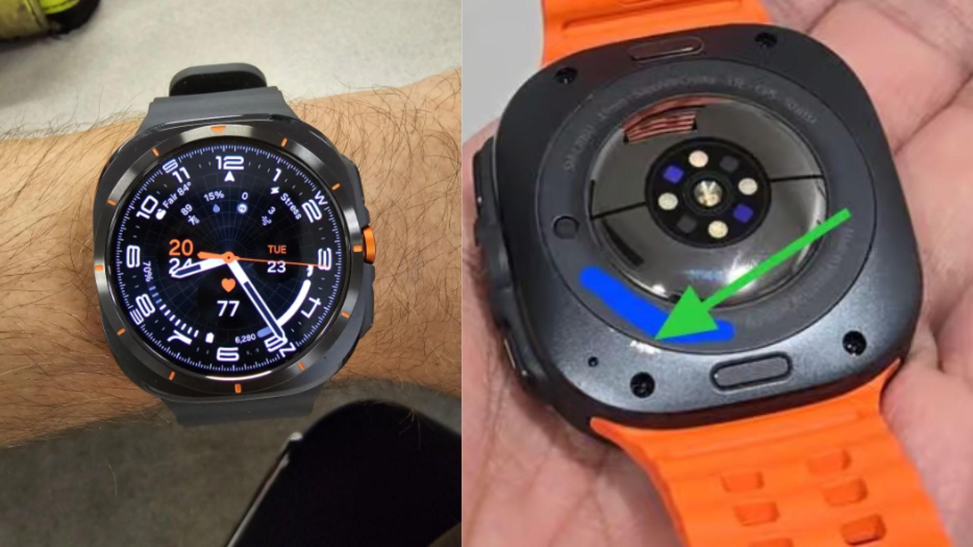 Galaxy Watch Ultra現災情？　顯示器出現歪鈄、漆面脫落