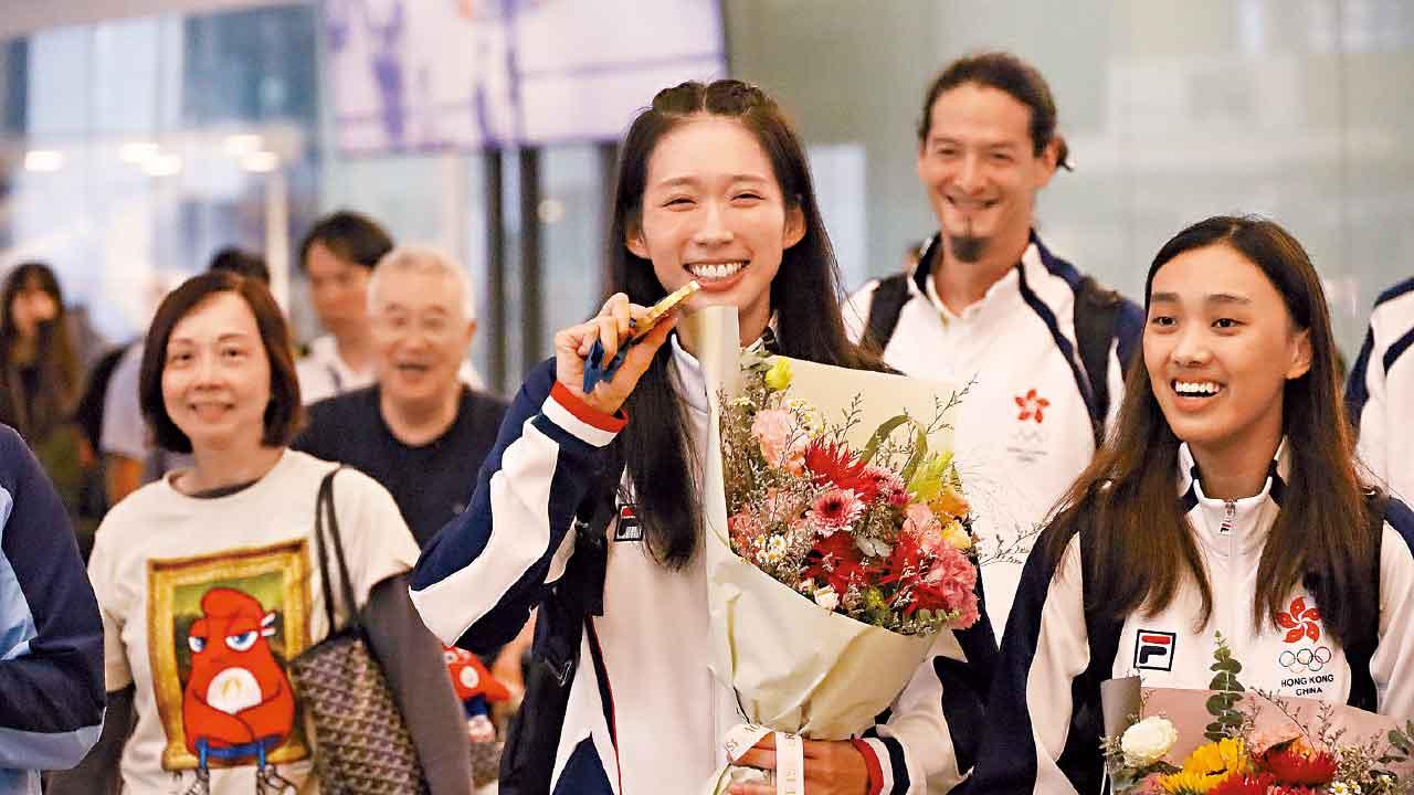 凱旋而歸獲逾百人接機  江旻憓：勿以成績衡量運動員努力