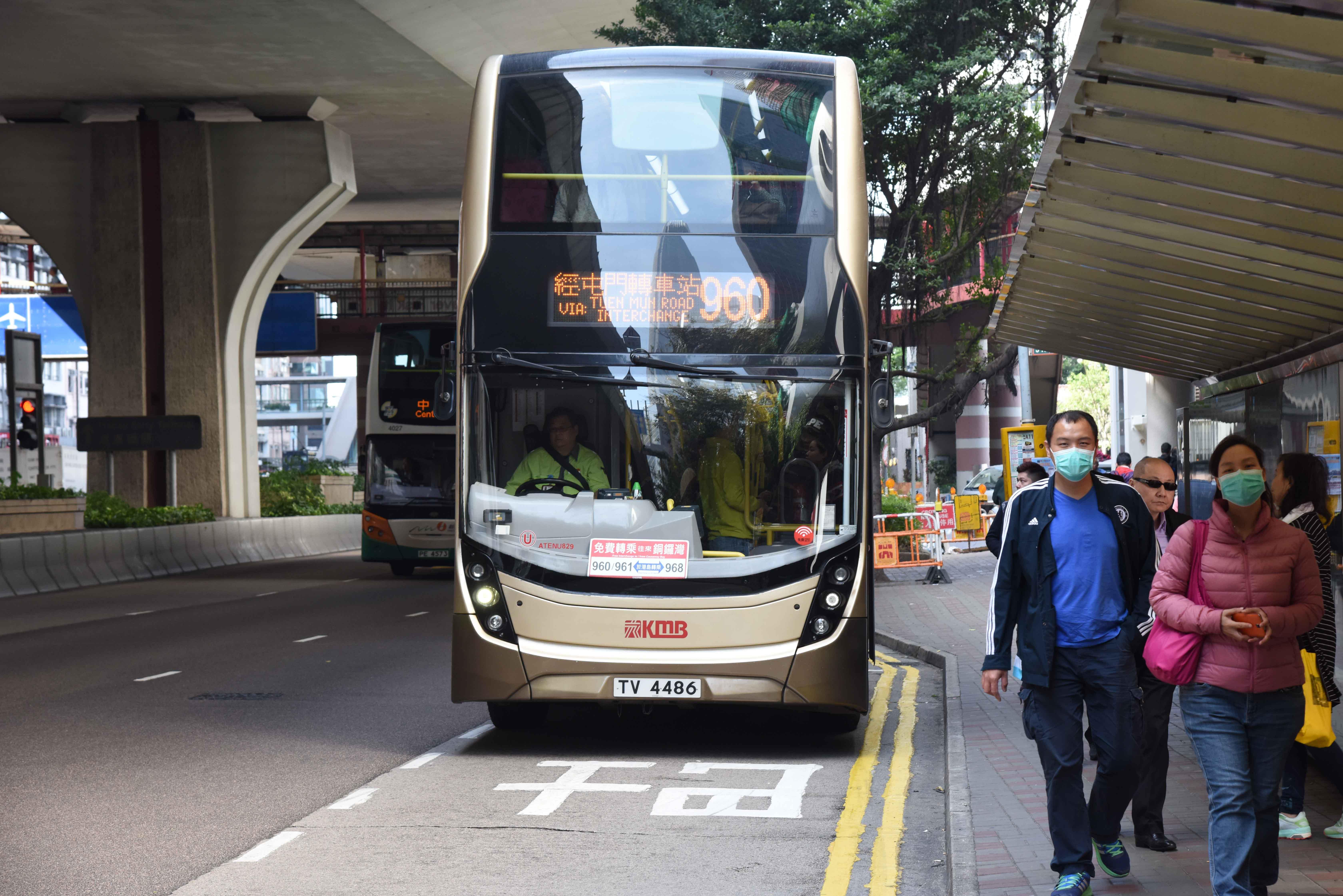 載通停派中期息 九巴半年轉賺2190萬