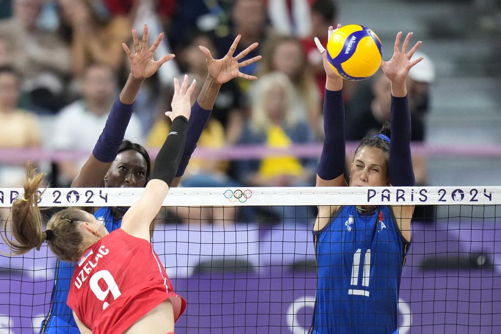 巴黎奧運｜女排強隊對決　意大利、美國、巴西、土耳其晉級四強