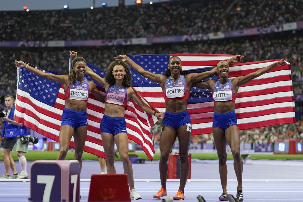 田徑場上多國選手創佳績。（美聯社）