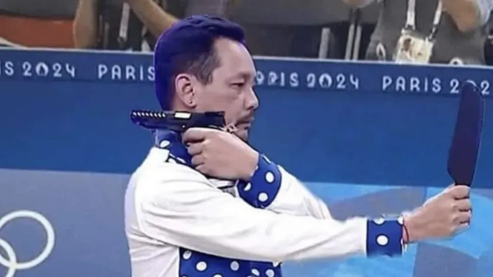 巴黎奧運｜土耳其大叔引爆射擊熱　網民製「古惑的槍」改圖自娛