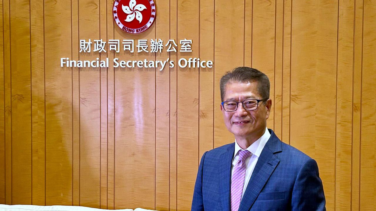 陳茂波。(港台圖片)