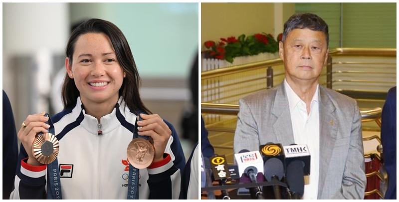 港隊泳手何詩蓓在巴黎奧運女子100米自由泳奪得銅牌後，中國香港游泳總會會長王敏超的「遺憾論」引起關注。