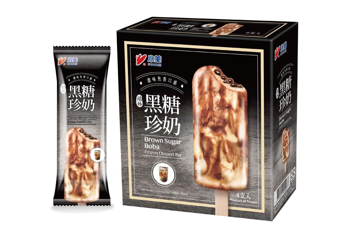 一批小美黑糖珍奶雪糕被驗出含菌量超標。(小美網站圖片)