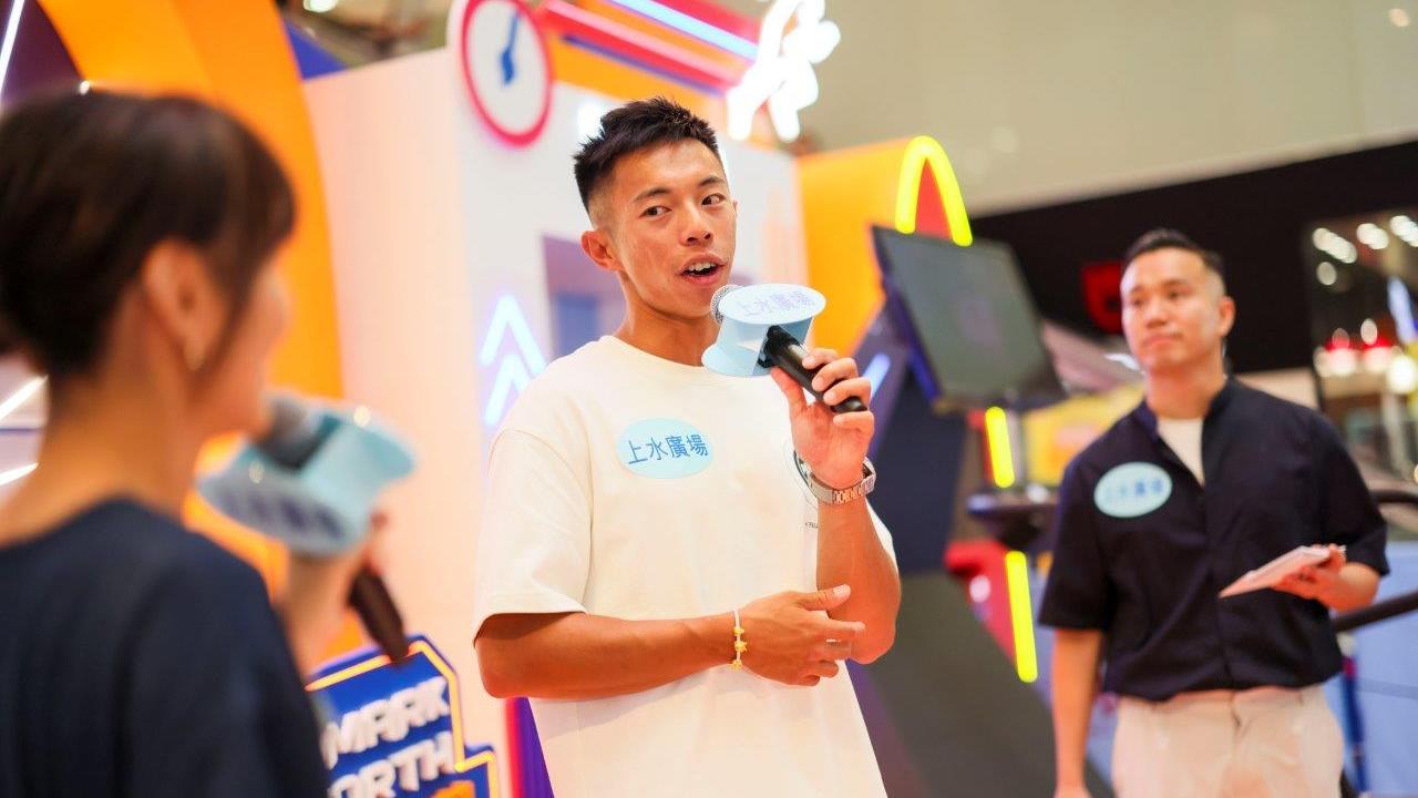 在上水廣場活動中，趙顯臻形容今屆奧運絕對是越級挑戰。