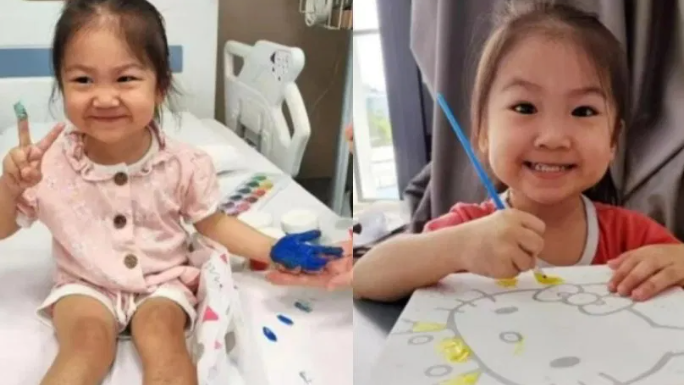 3歲女哭泣後面部現離奇紅點 竟揭患罕見血癌