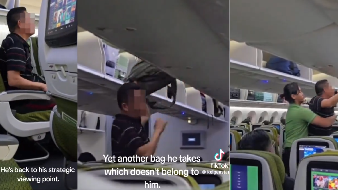 「機艙老鼠」翻找手提行李斷正 過程被拍下人贓並獲(有片)