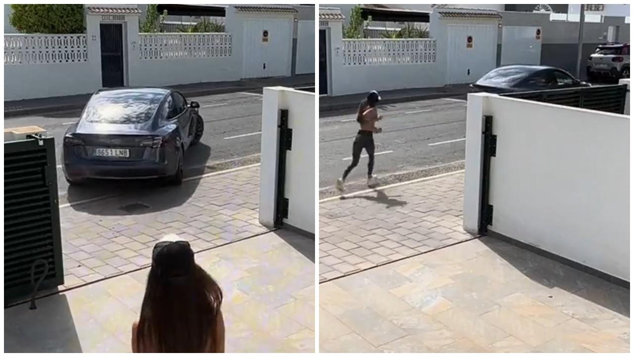 Tesla自動泊車中途丟下車主走佬，網民爆笑：AI覺醒？(X)