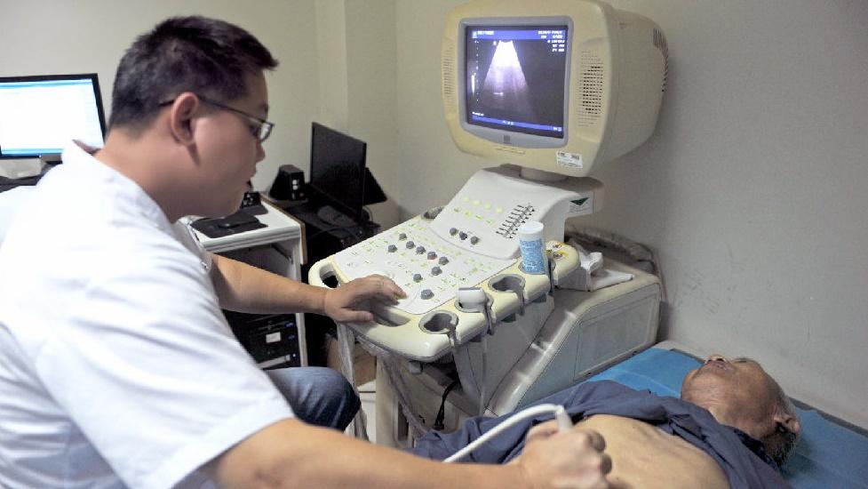 湖南醫院為男性做子宮檢查，一年多達1674次。(網上圖片)