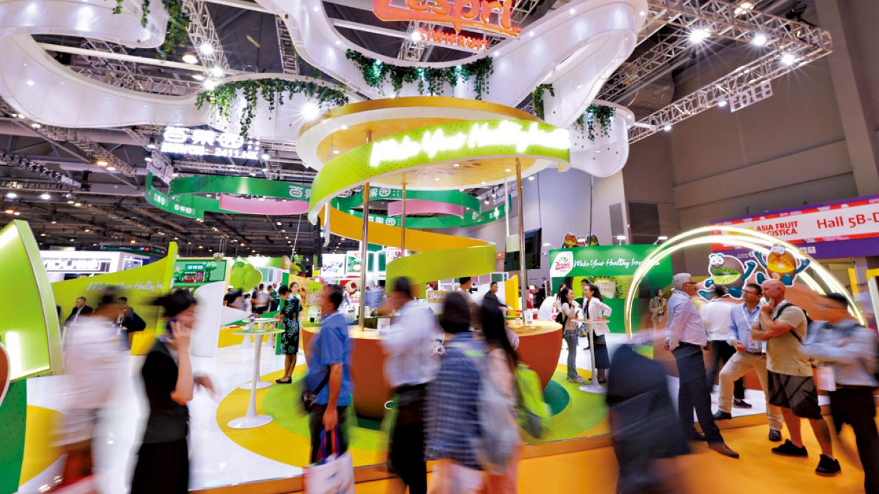 亞博館「亞洲國際果蔬展覽會」 逾750間參展商展示特色水果