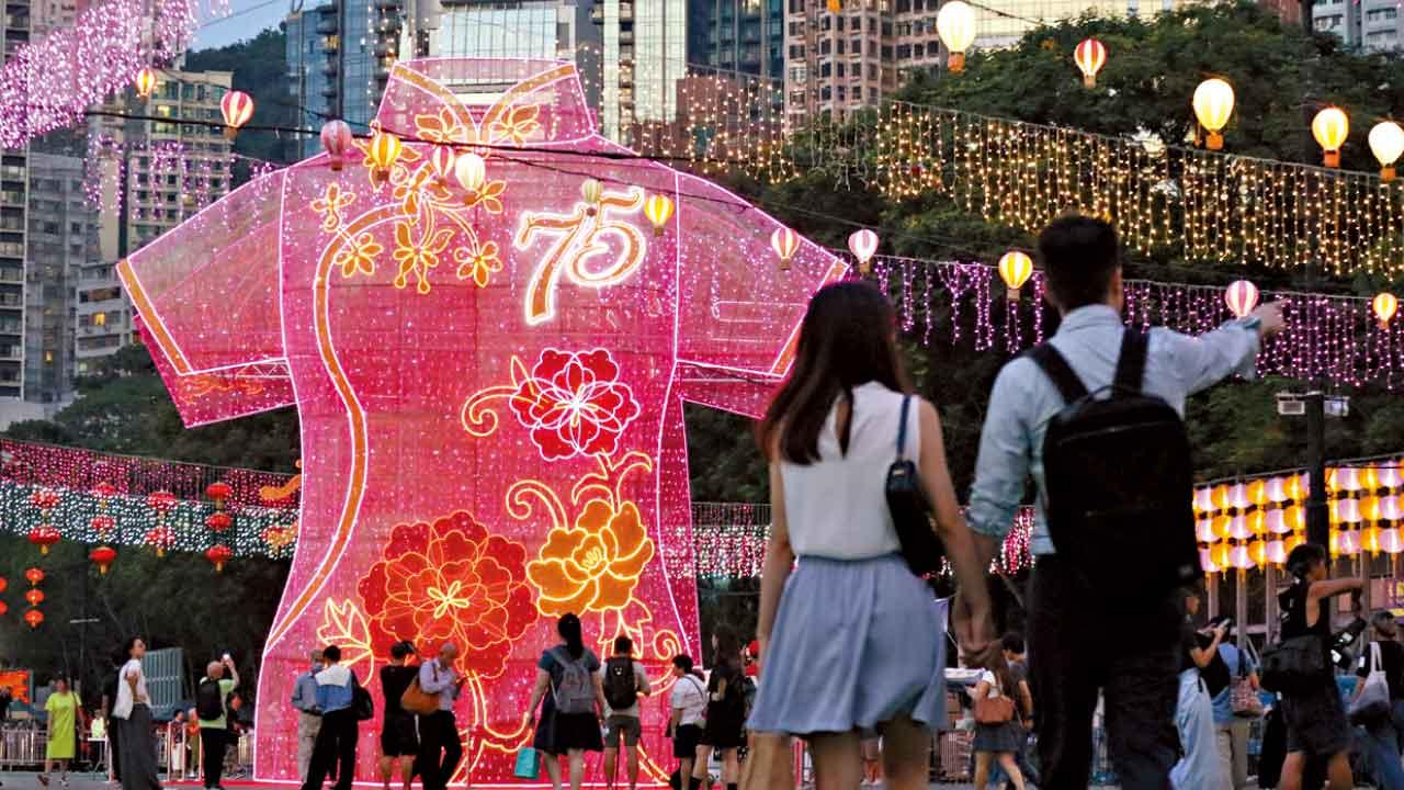 圖輯｜中秋賞綵燈