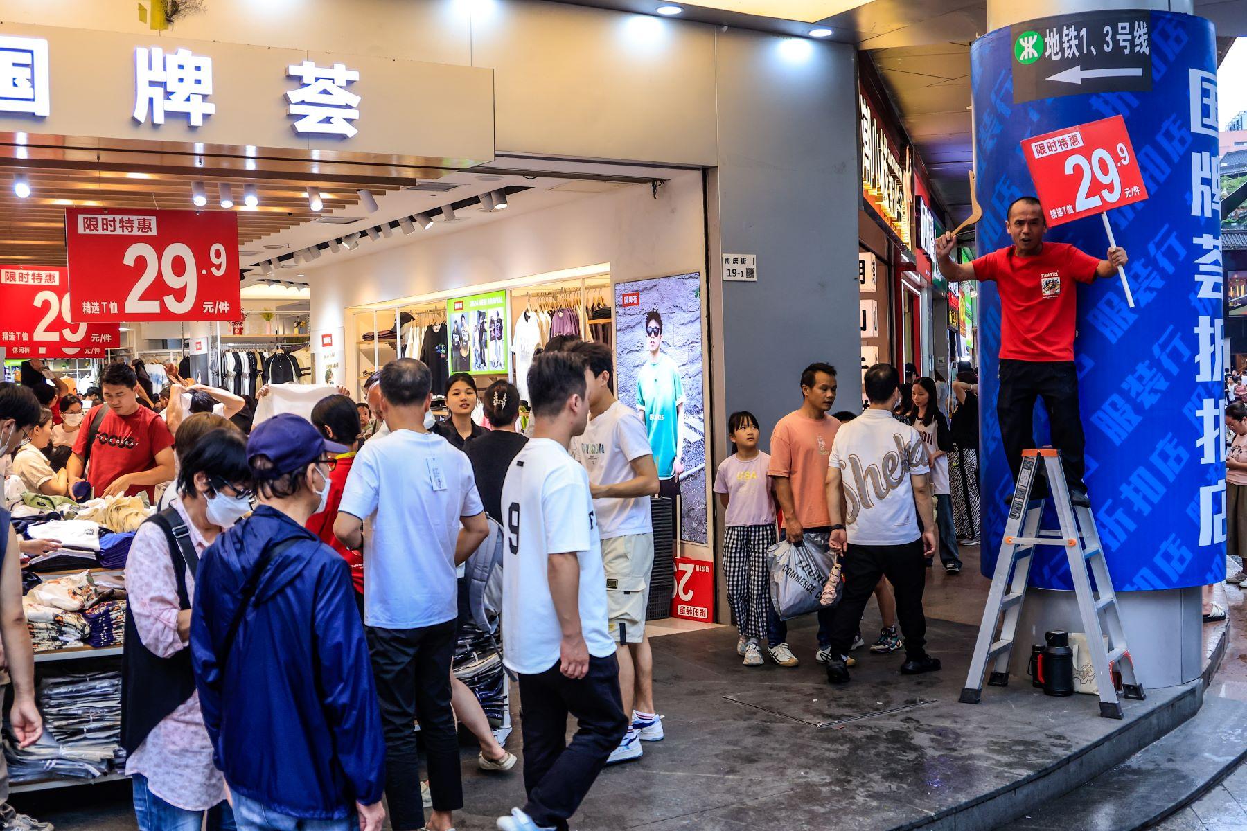 內地8月核心通脹按年升0.3%，通脹率0.6%創半年新高。(中通社資料圖片)