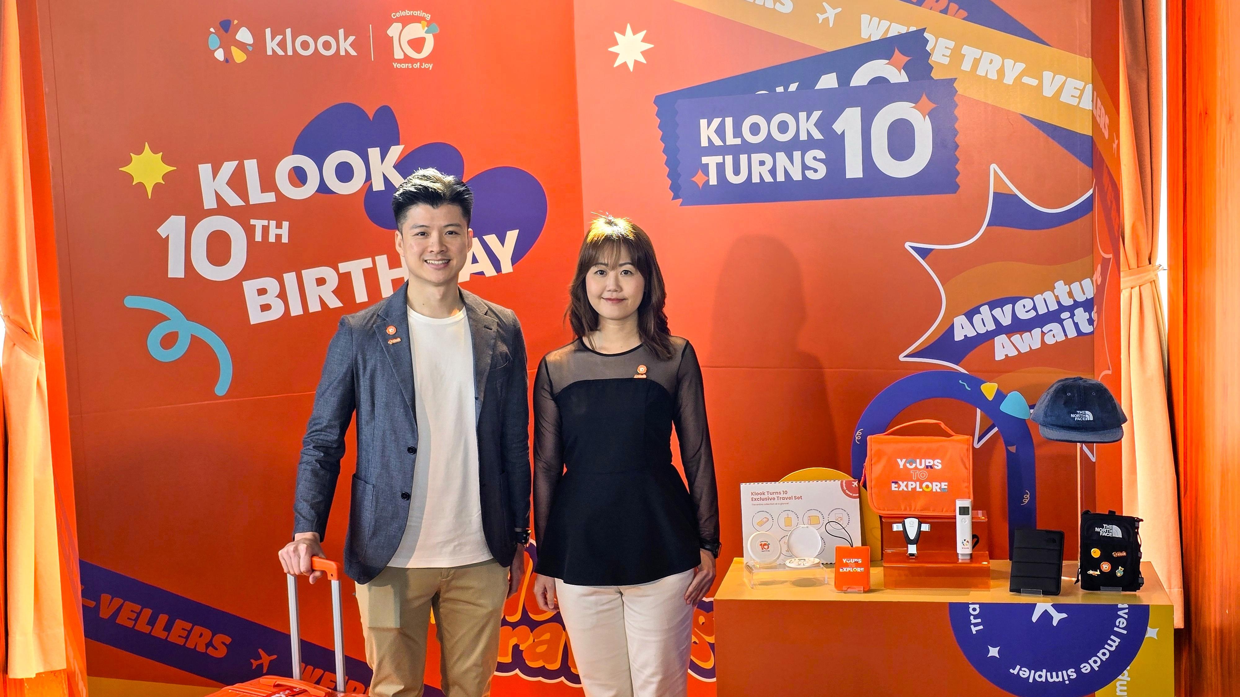 Klook 10周年丨放試玩盡十年 平台助香港盛事經濟 倡導可持續旅遊 岑皓祺：App更AI 叫車可實時翻譯 陳詠賢：夥香港快運建一站式預訂體驗