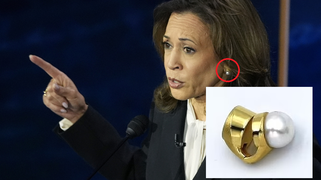 賀錦麗辯論表現優原來作弊？驚傳「耳環有蠱惑」｜美國大選2024