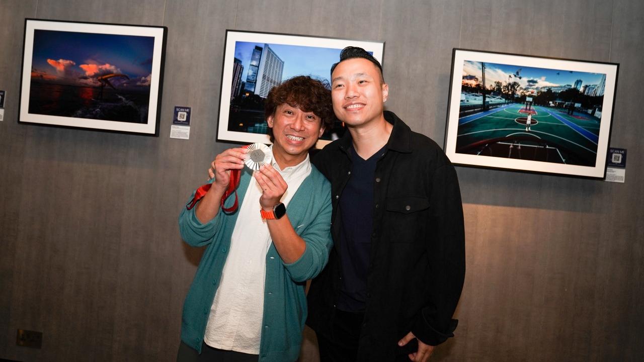 「清晨．城市．運動」慈善攝影展覽揭幕 陳肇鈞、C Plus等10名運動員參與拍攝