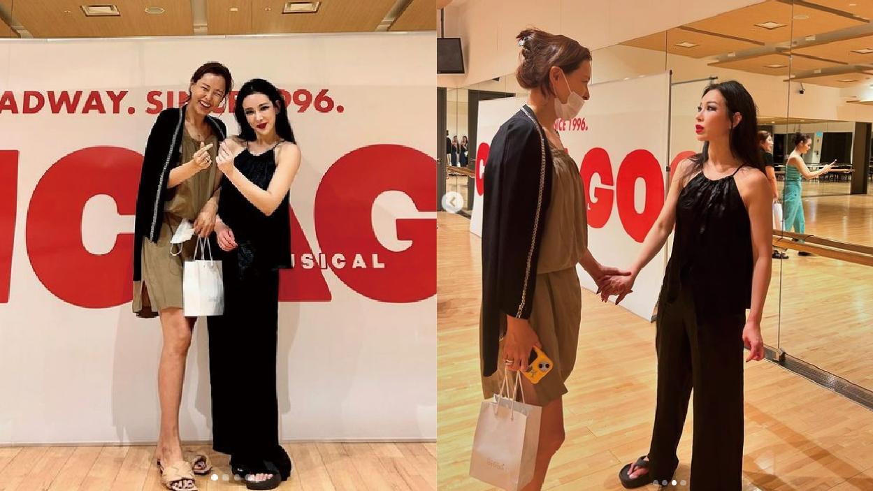 李荷妮後台探鄭善雅 身高美貌驚豔網民