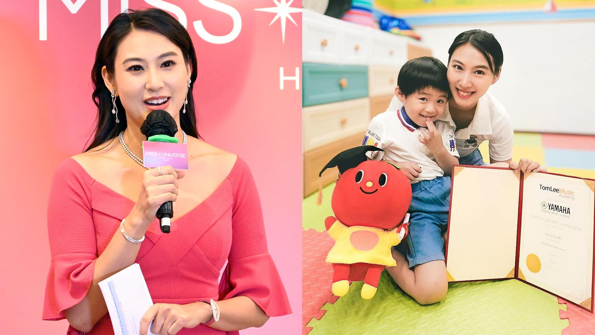 莊韻澄湊囝囝返學遇大塞車 低調look陪阿仔上幼稚園