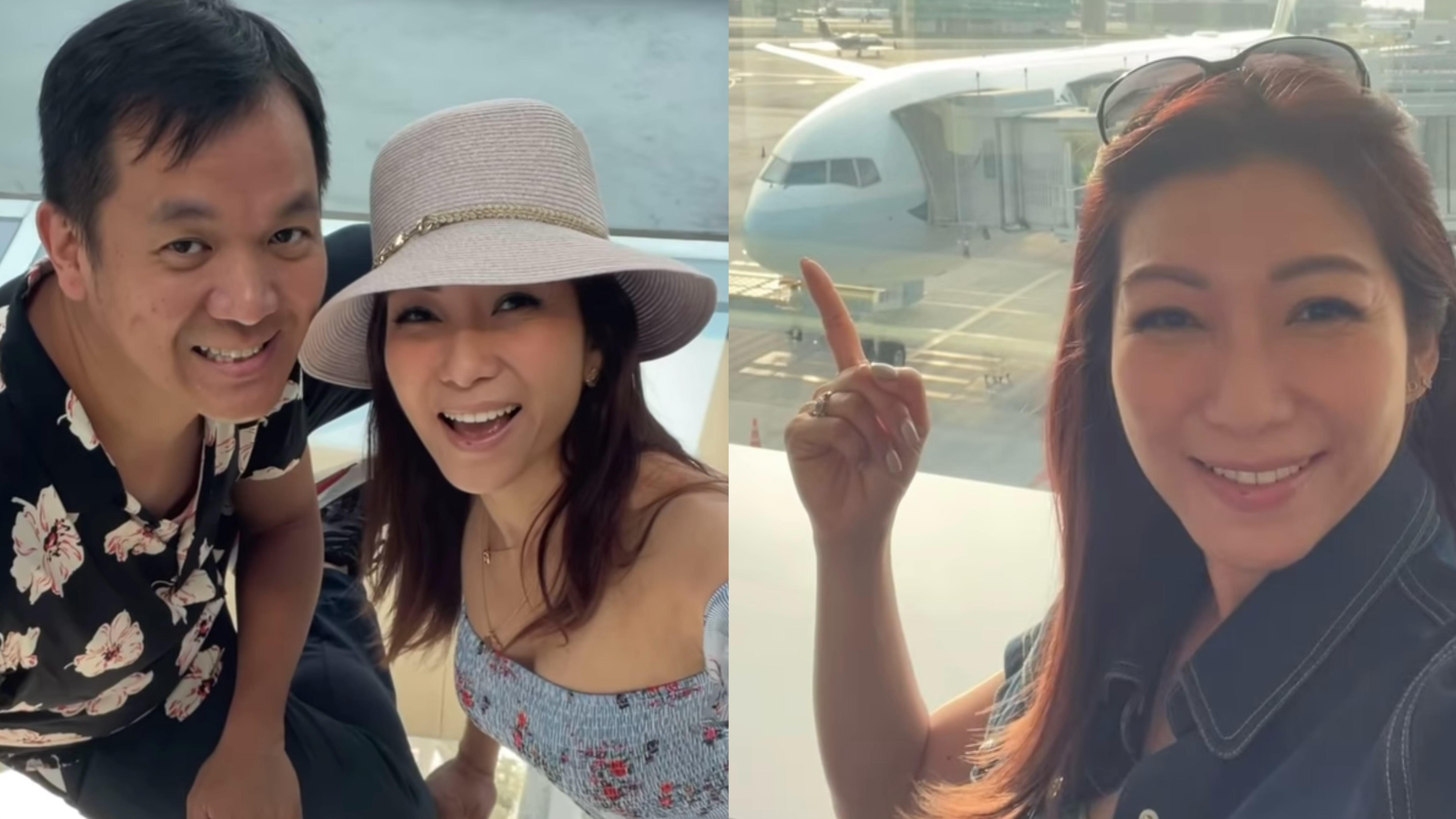 朱凱婷結婚14年快閃杜拜慶祝 大讚機師老公：最佳拍檔