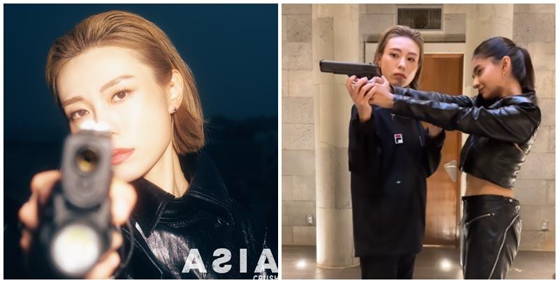 南韓「冷酷」女射擊手金藝智在全球電影計劃《亞洲》短片系列《Crush》中客串女殺手，並與另一名印度女演員兼網紅Anushka Sen合作聯手組成「殺手拍檔」。