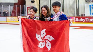 港隊摘4⾦2銀1銅