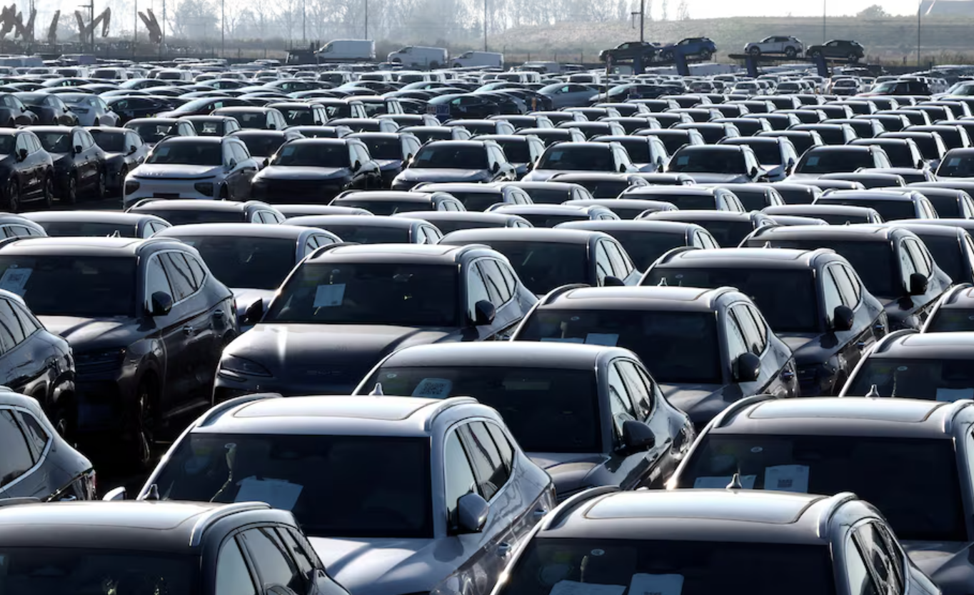 歐盟確認對中國進口的電動車，在現行10%關稅基礎上，徵收7.8%至35.3%額外關稅，合計一般關稅後最高將達45.3%。除非達成解決方案，否則措施將為期5年。 （路透社資料圖片）