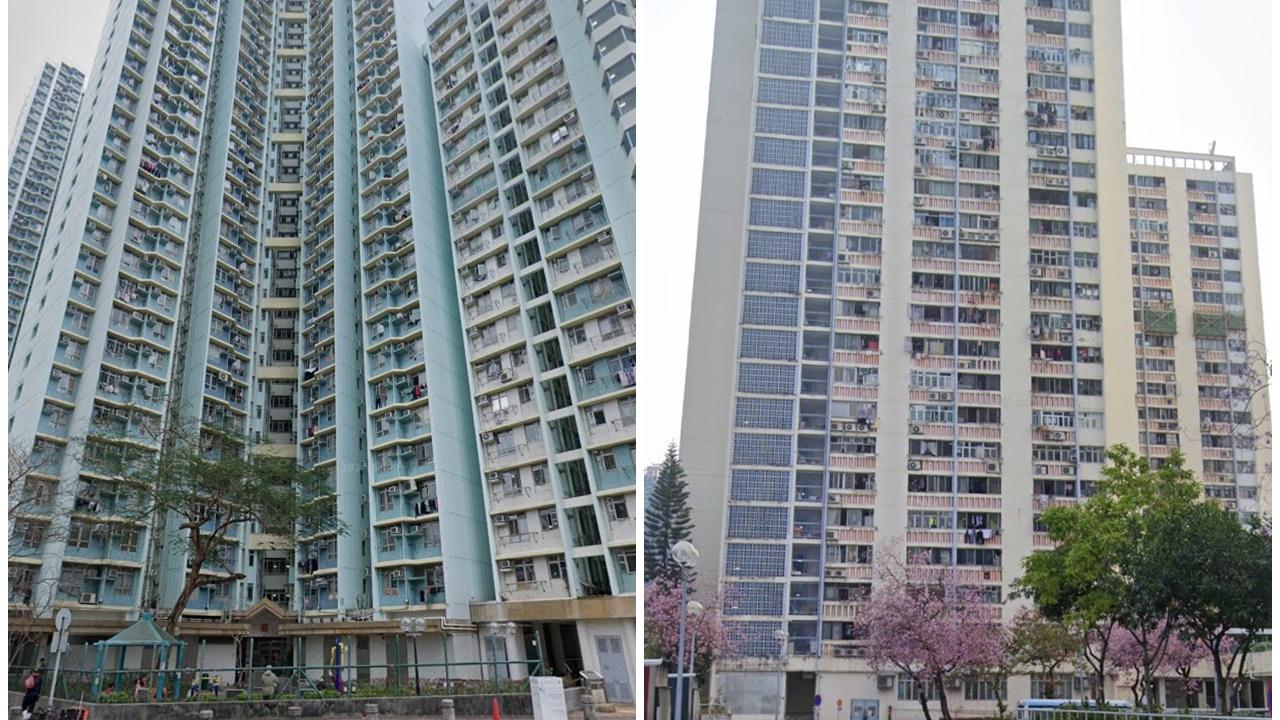 深水埗和沙田分別一男一女跳樓亡。(Google Map)