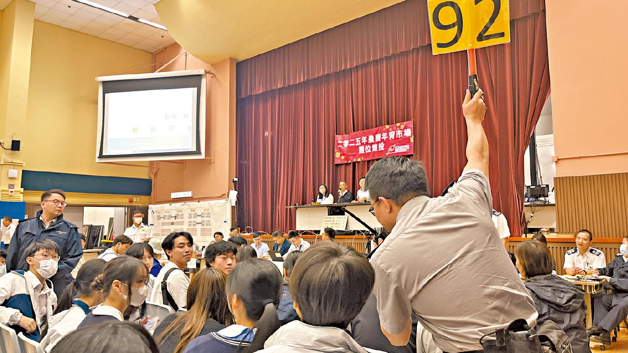 維園年宵第二日競投 99乾貨位全部出租 慈父盼子女參與學營運