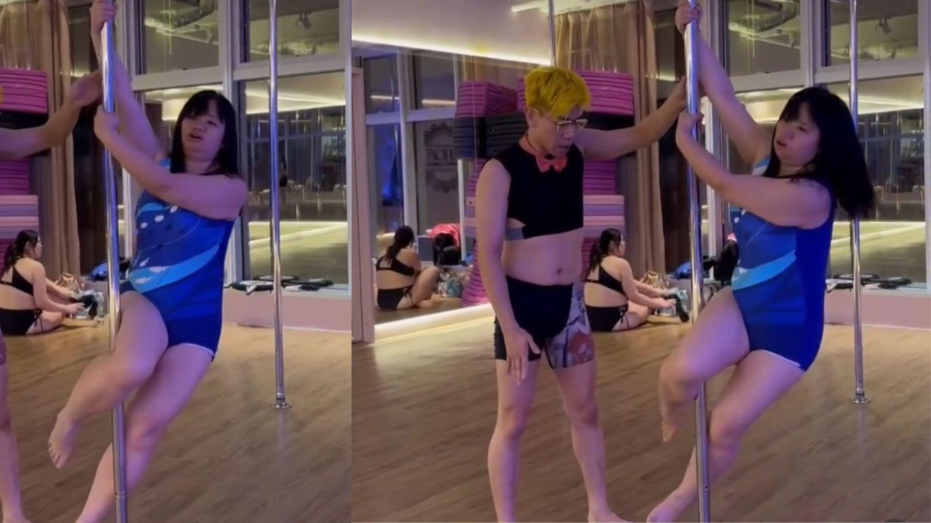 40路薛影儀跳鋼管舞 網民好奇問：條柱邊度買？