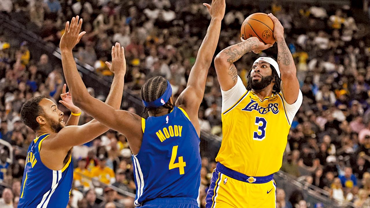 NBA｜AD威力猛 湖人強戰太陽