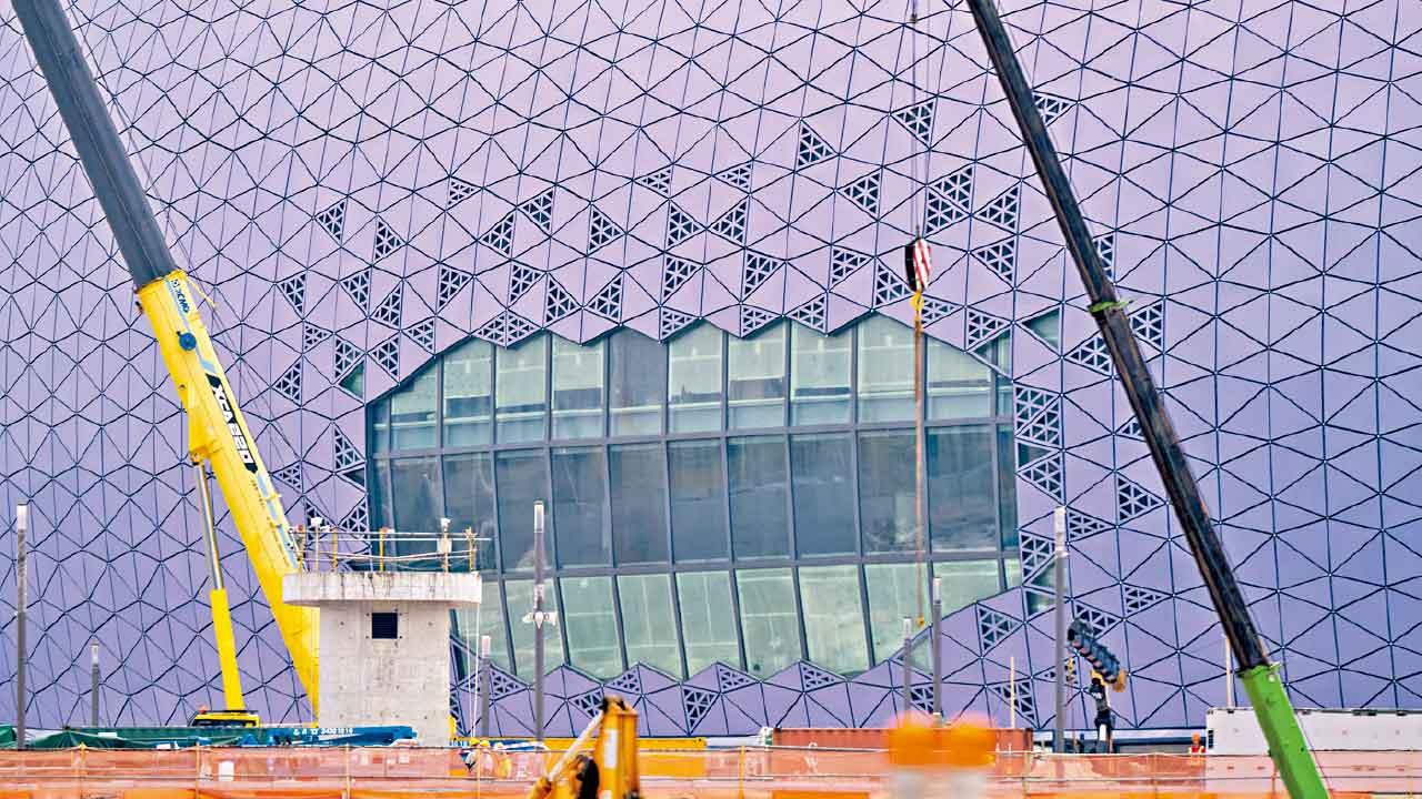 啟德體育園兩月三度漏水 政府：無礙施工進度