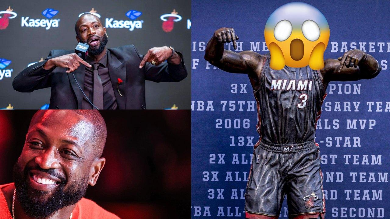 NBA｜熱火韋迪雕像超越C朗成「最醜雕像」？又醜又唔似　本尊自嘲：邊個嚟？