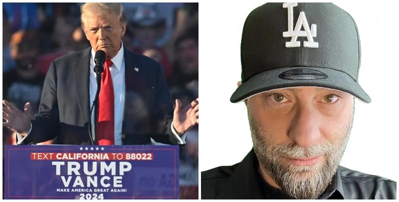 拉斯維加斯49歲男子米勒獲保釋後接受美媒訪問否認暗殺指控，聲稱自己是「侵粉」，持槍出於自身安全考量，強調有通報警員自己帶槍。(美聯社/網上圖片)