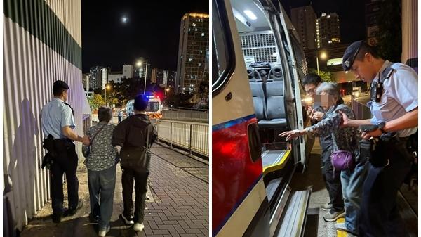 樂富八旬腦退化老婦流落街頭 警帶回家派定位追蹤器防再走失