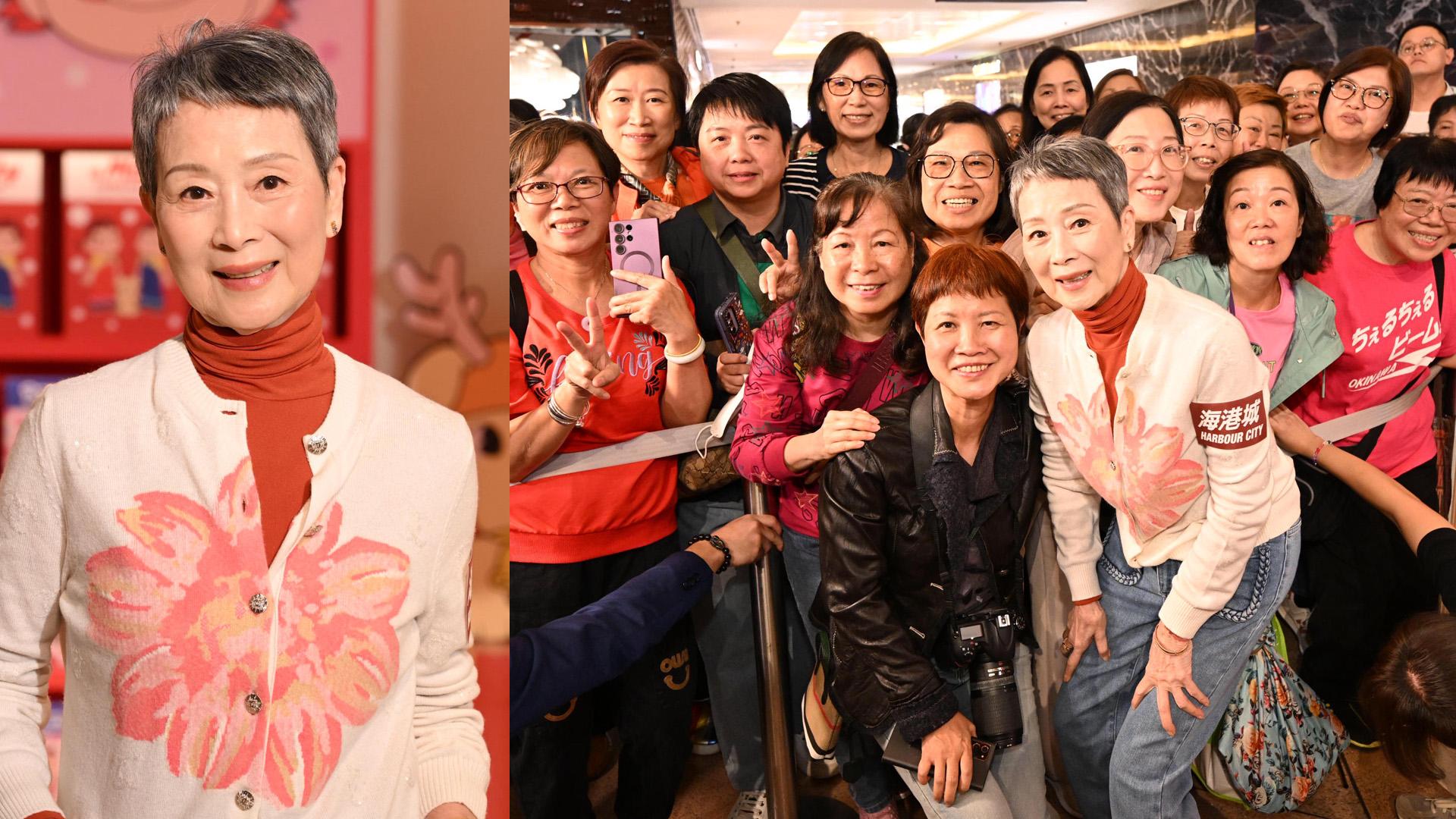 陳寶珠開心與fans見面 聞呂奇死訊只求對方走得舒服 