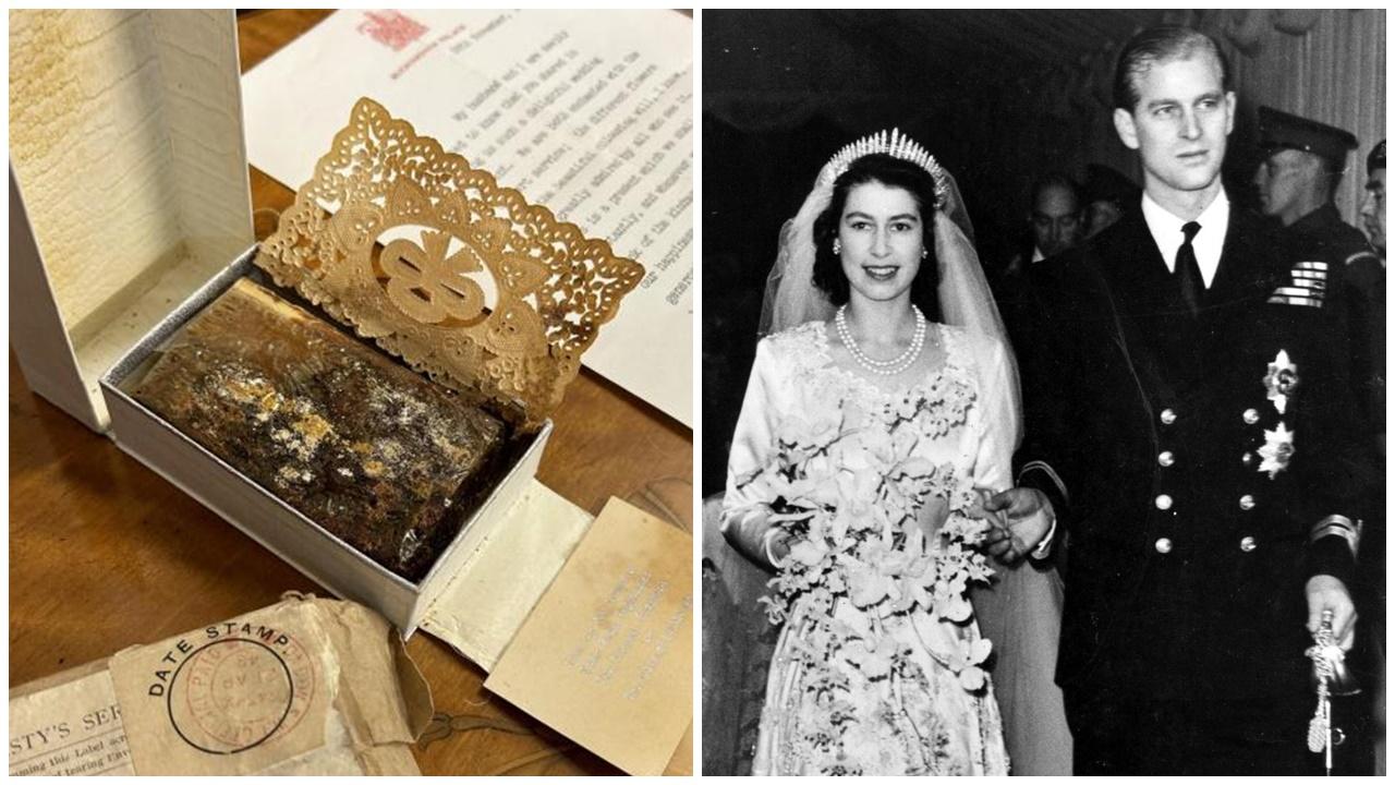 一件77年歷史蛋糕以逾2.2萬元由中國買家投得，拍賣行：仍能吃。(X)