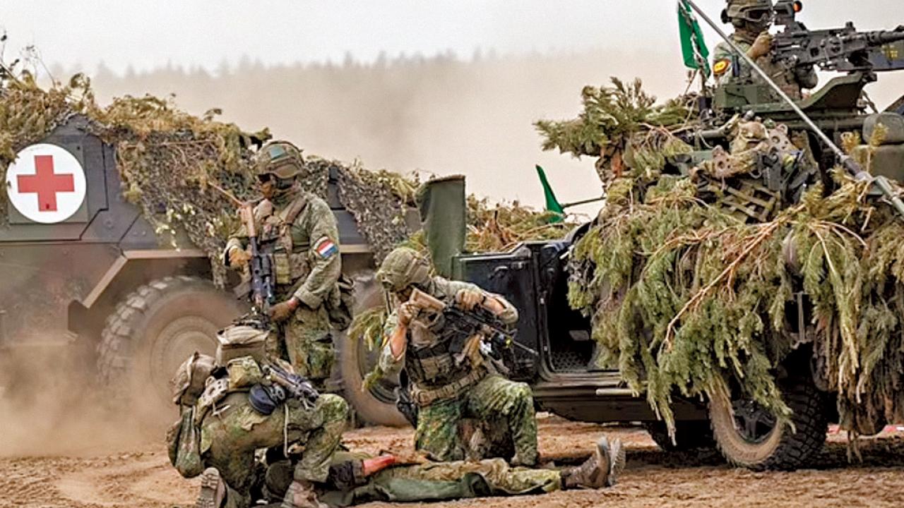 德擬1000頁作戰計劃 80萬北約大軍抗俄 美急關基輔使館 再開綠燈地雷供烏