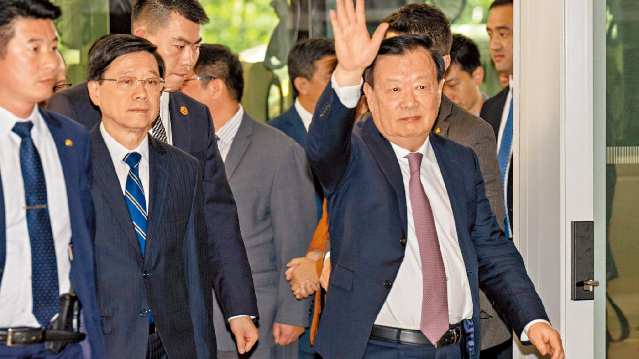 夏寶龍料周五南下深圳 主持香港發展座談會