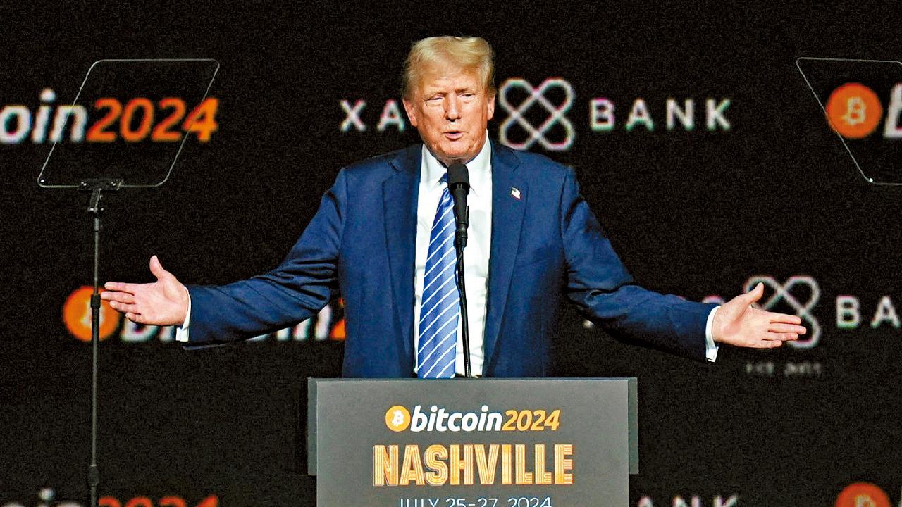 特朗普當選後 5日累漲15% 比特幣首越8萬美元