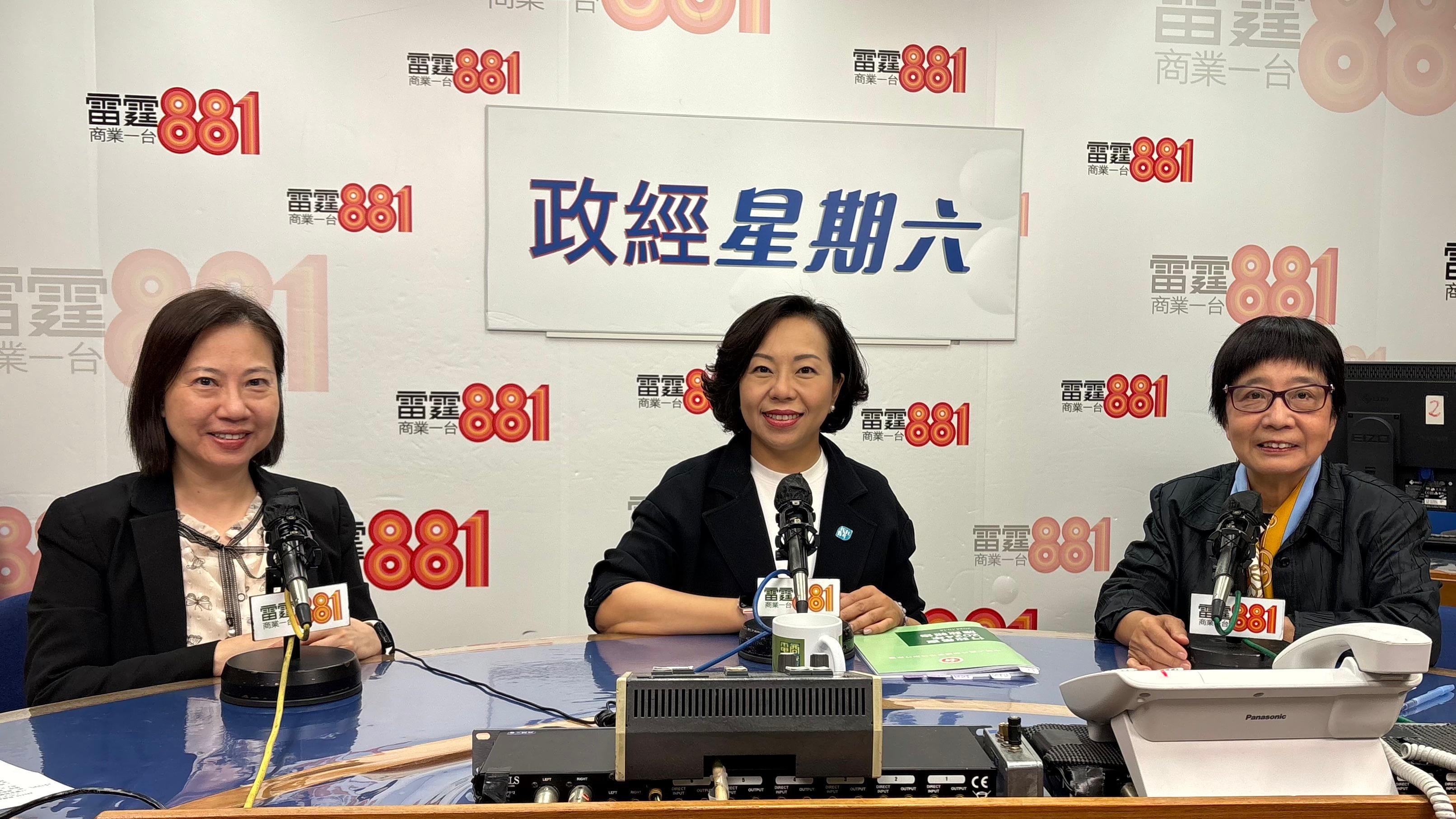 麥美娟說參考過往的運作經驗，最大困難是尋求業主共識，令業主有意識要做好自己資產的管理。(商台提供)