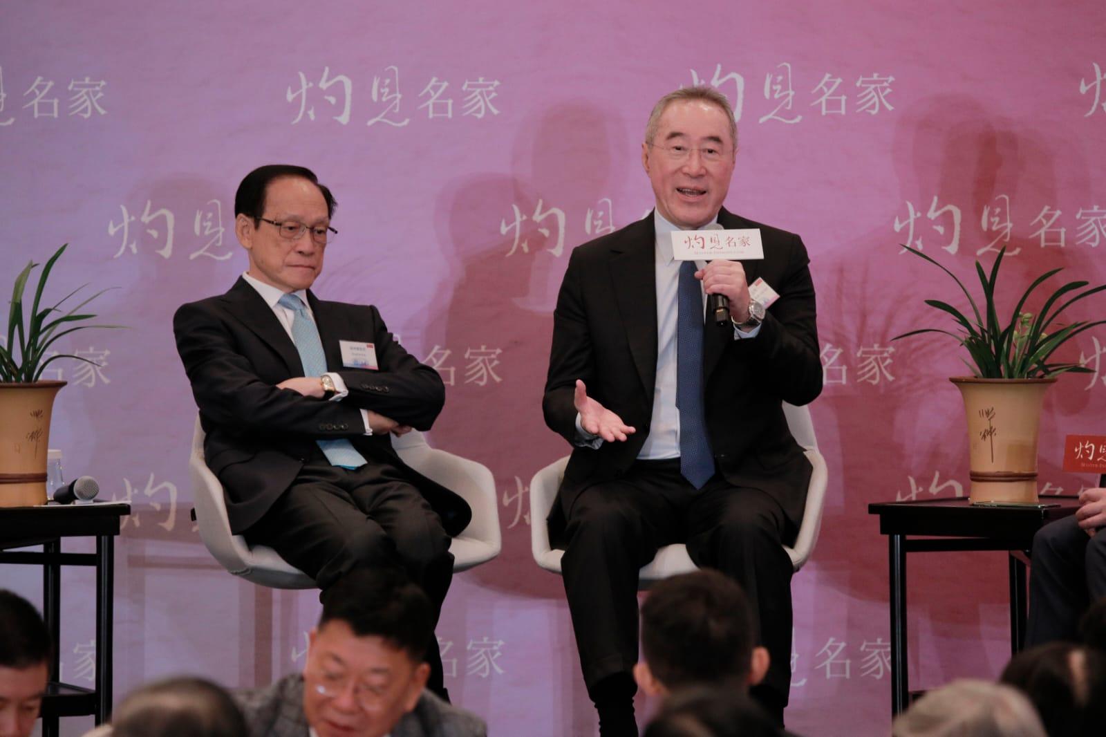 全國政協常委唐英年出席灼見名家周年論壇暨十周年慶典