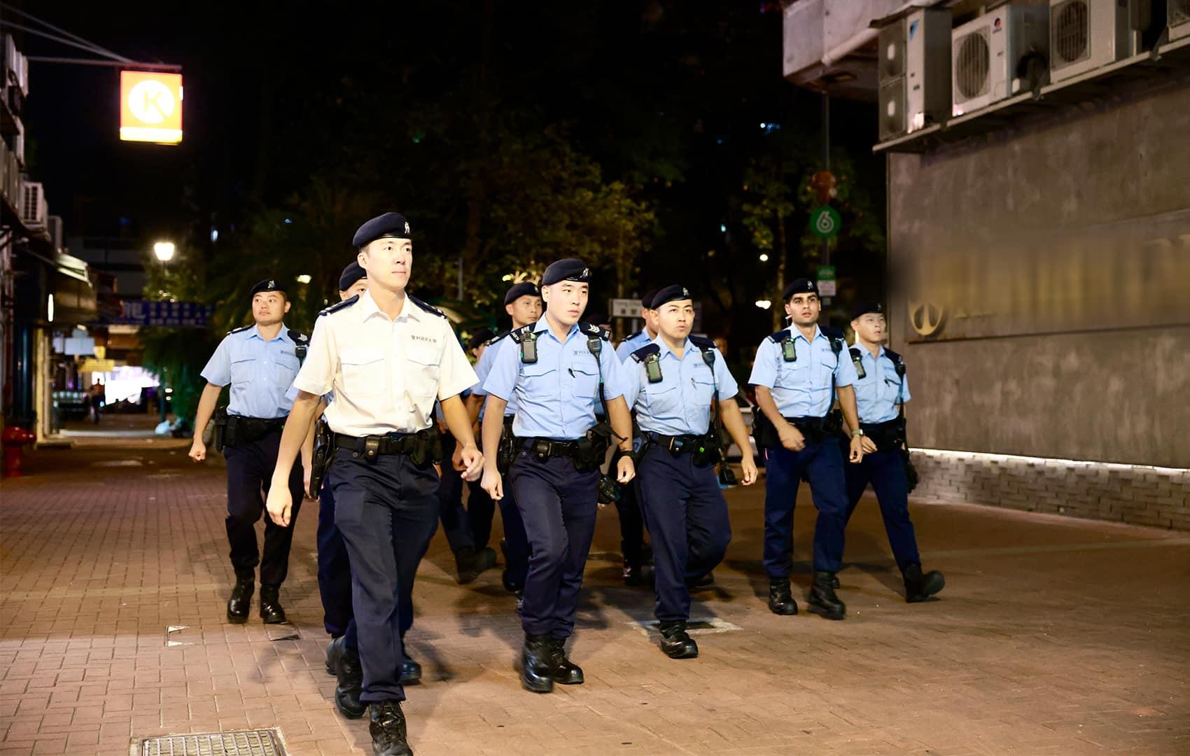 新界北總區刑事總部聯同新界北各區機動部隊及交通部展開一連四日「犁庭掃穴」反三合會行動，打擊三合會活動及氣燄(警方FB)