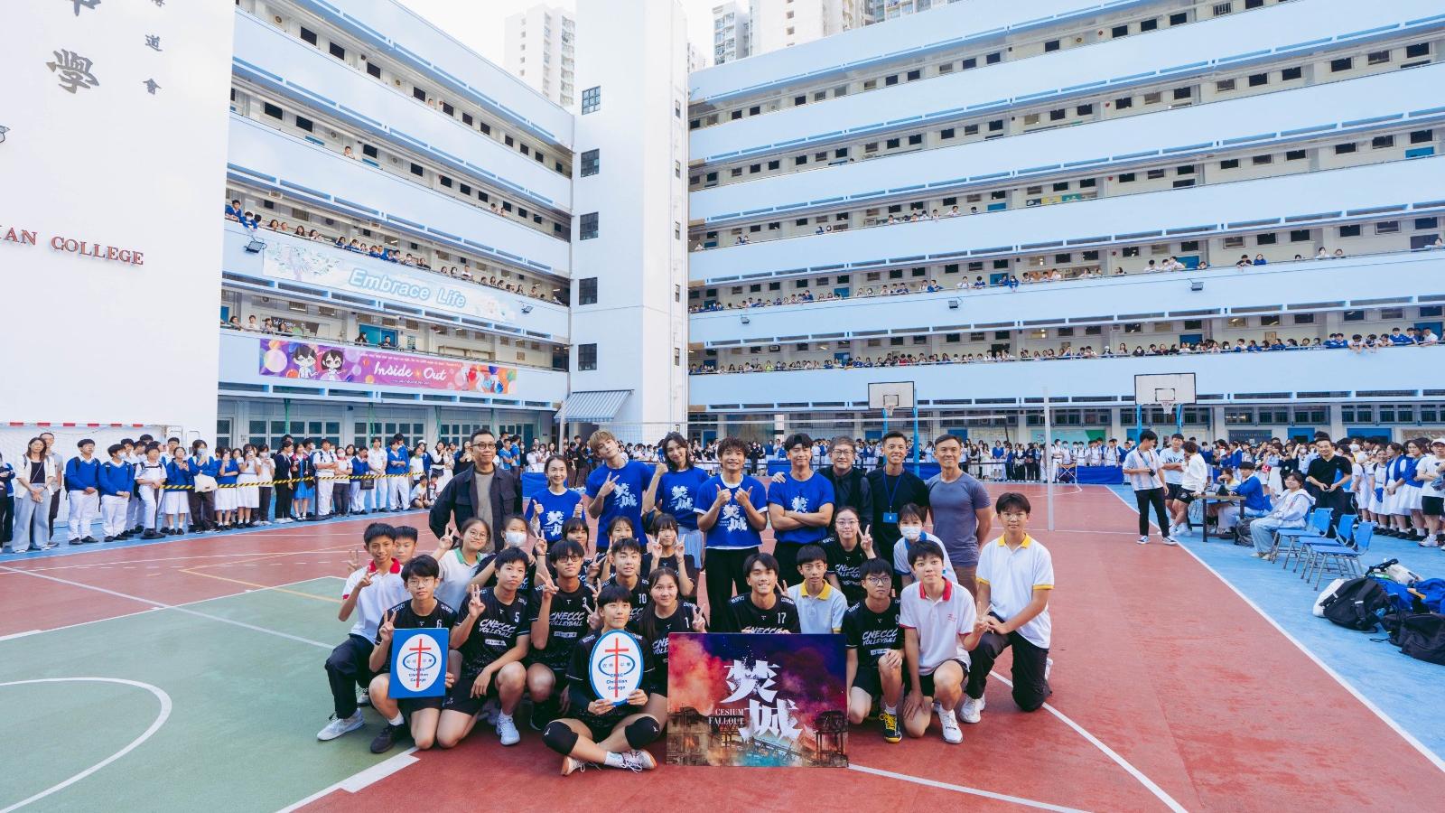 焚城｜票房衝破1500萬 Jeffrey阿Dee拉隊入學校辦千人座談會